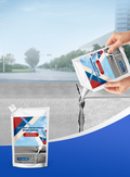 Heavy-Duty Concrete Crack Repair Adhesive,ConcreteAdhesive Outdoor Waterproof,Weather-Resistant Concrete Crack Filler - Pack of 2